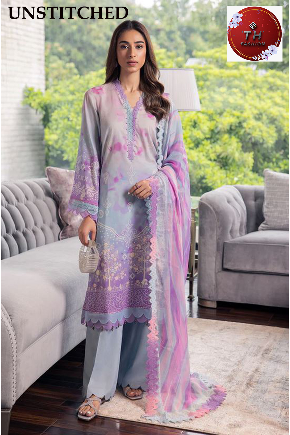 Nureh Printed Lawn Suit