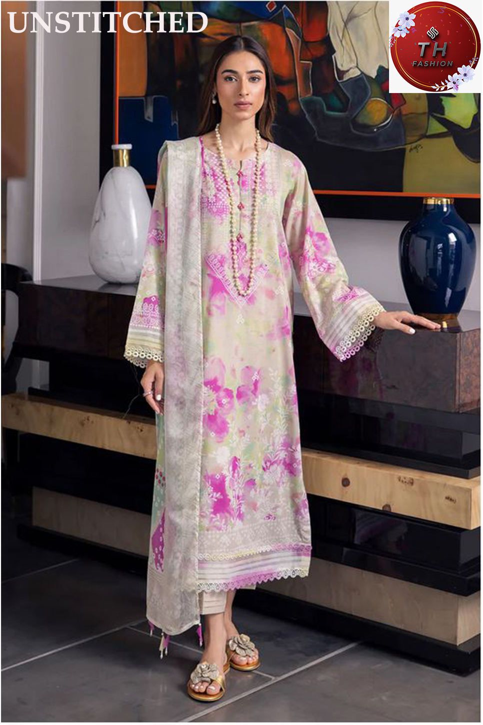 Nureh Printed Lawn Suit